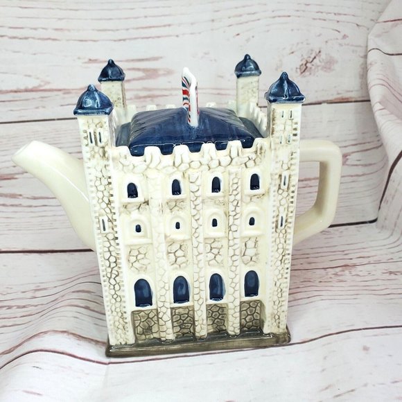 Rare Little Gems Collection London Pottery Porcelain Tea Pot - British Design - Picture 4 of 12